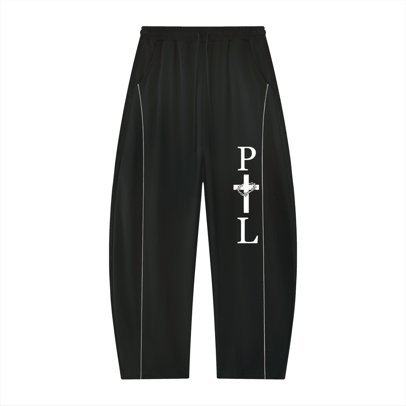 PTL Contrast Baggy Sweatpants