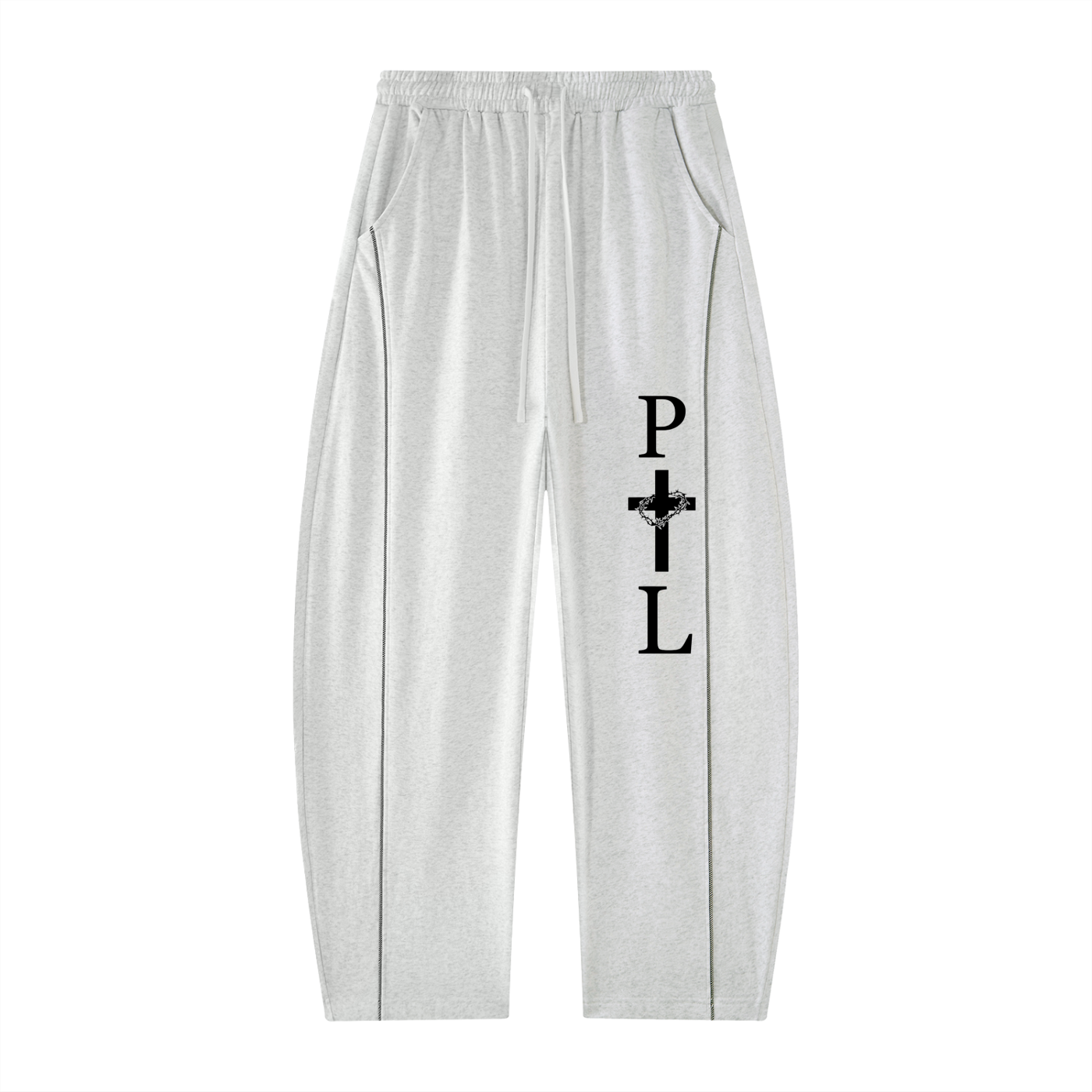 PTL Contrast Baggy Sweatpants