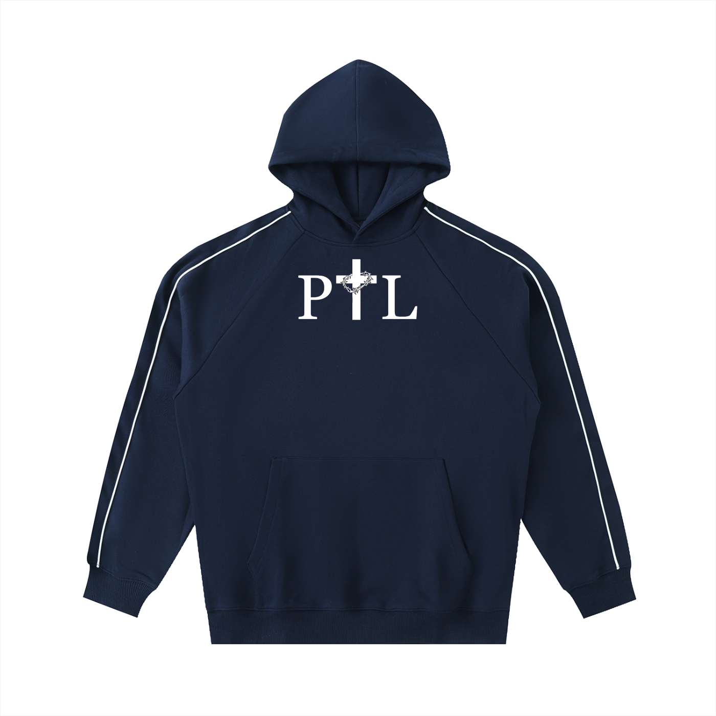PTL Contrast Stripe Hoodie
