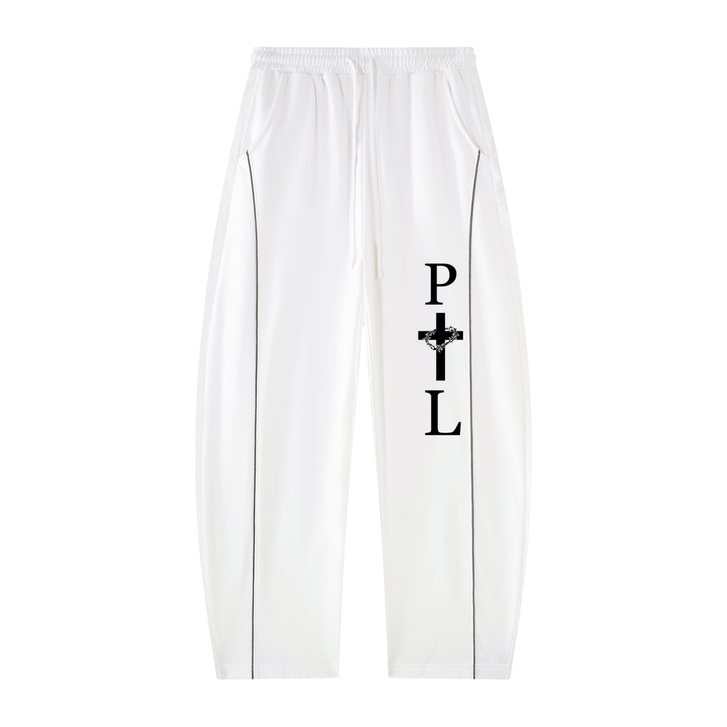 PTL Contrast Baggy Sweatpants