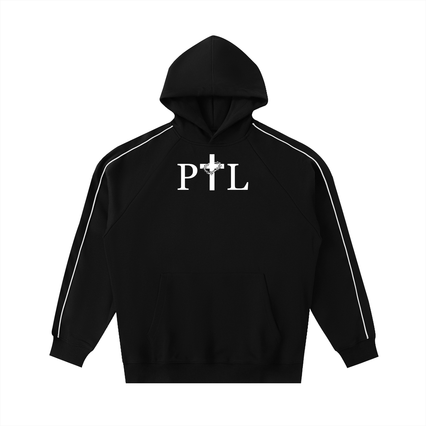 PTL Contrast Stripe Hoodie